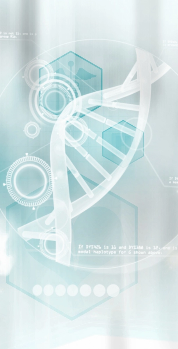 historia PTWWM kobieta lekarz medyk kod genetyczny genetyka DNA biologia molekularna grafika background part 2