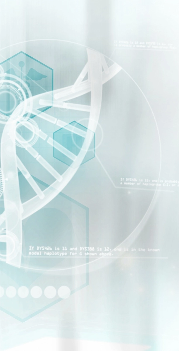 historia PTWWM kobieta lekarz medyk kod genetyczny genetyka DNA biologia molekularna grafika background part 3